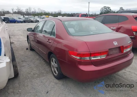 2003 Honda Accord 2.4 Ex from USA, damaged, VIN 1HGCM56663A106253